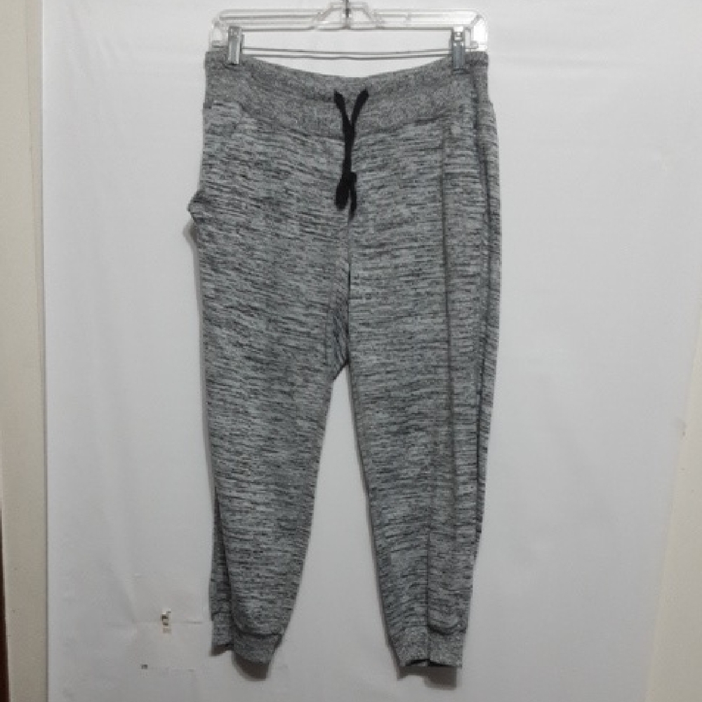 Athleta‎ Women's M  Heathered Spacedye Crop Gray Joggers